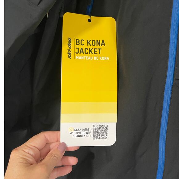 Ski-Doo NWT Size XL Black Men's BC Kona Waterproof Deep Snow Snowmobile Jacket - Picture 5 of 9